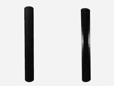 أسطوانة تقشير (نوع مسنن )